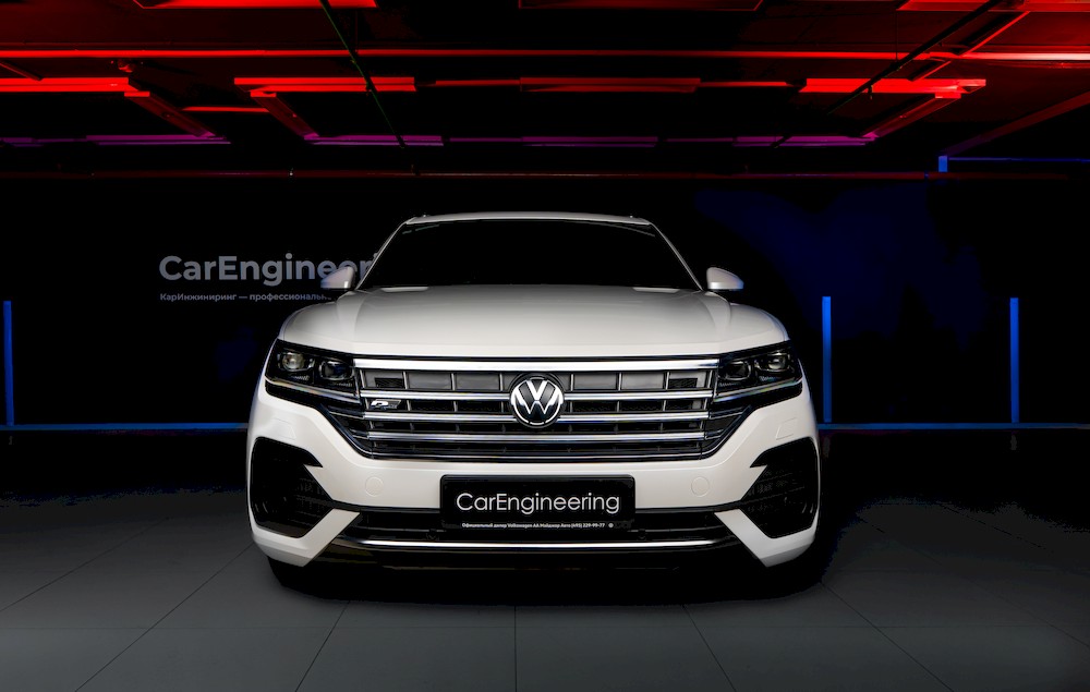 Бронирование пленкой VW Touareg 3